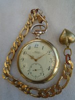  Antique Glashütte Union Horlogere Alpina Gold- silver pocket watch.Ottoman market