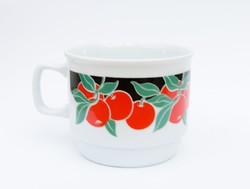 Zsolnay retro apple cherry mug