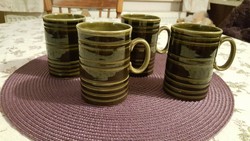 Staffordshire English mugs in perfectcondition! The price is for the 4 mugs together.