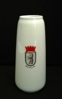 Leárazva! Metzler & Ortloff  porcelán váza Berlin címerével