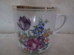 Bögre - porcelán - régi -  HERTA névre szóló - JELZETT - bögre 3 dl hibátlan