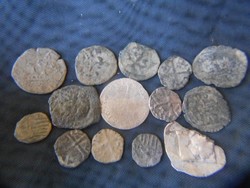Római és Árpád kori pénzek egyben.
