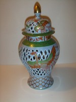 Herend openwork lined phoenix vase from 1943.
