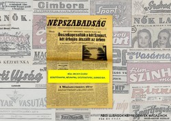 1980 március 8  /  NÉPSZABADSÁG  /  Régi ÚJSÁGOK KÉPREGÉNYEK MAGAZINOK Szs.:  9449