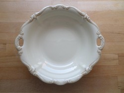 Régi Selb Rosenthal "Pompadour" porcelán füles kínáló tál 22,5 cm