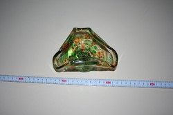 A wonderful green Murano glass ashtray