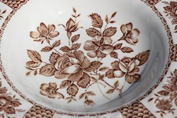 Angol Ironstone vadrózsás  étkészlet 12 darabos