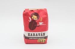 Retro szemes kávé, a 80-as évek íze. 86-os évjáratú, Karaván pörkölt kávé, 250 g, bontatlan csomag