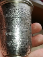Antik Cári ezüst.pohár, 1860