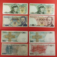 Lengyelország 50-100-200 zlotyi 1975-86 NSZ