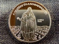 Nemzetünk nagyjai - II. Rákóczi Ferenc színezüst tükörveret/id 8509/