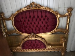 Barokk Aranyozott ágykeret