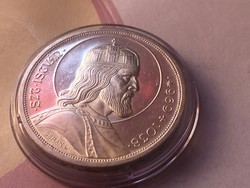 Szt István ezüst 5 pengő,gyönyörű darab kapszulában