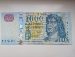 1000 forint  2011 DC UNC