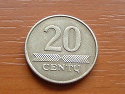LITVÁNIA 20 CENTU 2008 #