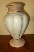 Barokk stílusú kerámia váza, 25 cm