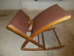 Old antique footrest