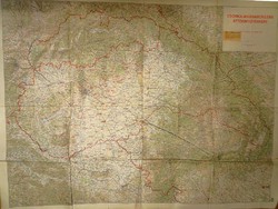" Csonka " Magyarország áttekintő térképe 1940 méret 117 x 87 cm