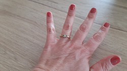 Opál arany gyűrű 