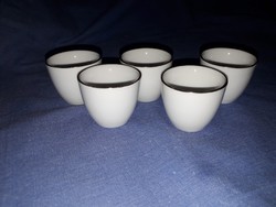 Alföldi porcelán pálinkás kupica (5 db)