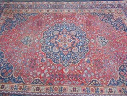 19.századi kézi csomózású perzsa gyapjú szőnyeg.Nagyméretű:340x255cm.