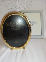 Old (but not used) oval copper standing picture frame box for sale