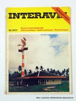 1977 október  /  INTERAVIA  /  Régi ÚJSÁGOK KÉPREGÉNYEK MAGAZINOK Szs.:  10999