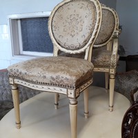 XVI:Lajos empier stilusú eredti  2 darab karfa nélküli szék