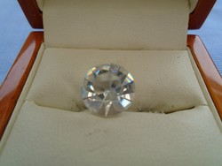 VALÓDI, 100% TERMÉSZETES WHITE CIRKON DRÁGAKŐ 7 ct (VVS) TISZTASÁGÚ