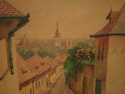 Tibai Takáts Jenő (1876-1943) : Tabán – Hadnagy utca