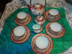 Hand-painted Japanese porcelain breakfast table, tea table... 5 Person, 20 pcs.