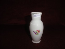 Hollóház porcelain vase, 12 cm high (flower pattern). He has!