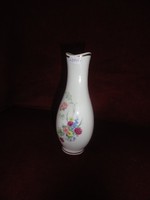 Hollóház porcelain vase, 18 cm high (flower pattern). He has!