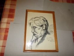 Móricz Zsigmond Portré.(Ceruza rajz)
