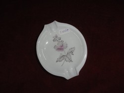 Hollóház porcelain ashtray with floral pattern, diameter 10 cm. He has!