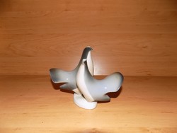Zsolnay porcelán Sinkó-féle galambok galambpár szobor 10 cm (po-1) 