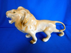 Gyönyörű, jelzett nagy oroszlán hibátlan állapotban Regent porcelán