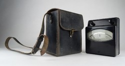 0X162 Bakelitházas ellenállásmérő híd műszer 1953