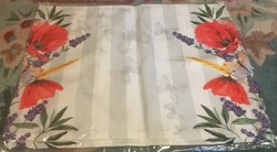 Lavender and poppy - 2 new placemats