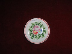 Hollóház porcelain mini decorative plate. He has!