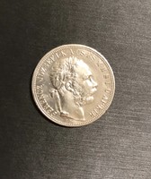 Ferenc József 1892 KB ezüst 1 Forint