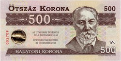 Balatoni Korona 500 - UNC