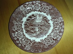 6 db, British Anchor jelenetes porcelán kis tányérok...újszerű.