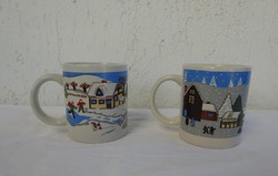Christmas mug pair
