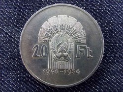 Jó forint sor ezüst 20 Forint 1956 BU BP/id 9410/