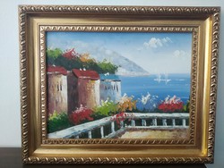 Mediterrán festmény 50x40 cm