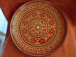 Jelzett Király Gábor kerámia fali tányér