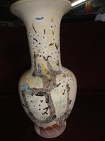 Japanese vase, beautiful piece, 45 cm high, glazed. He has!