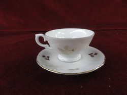 Unger § schide German porcelain coffee cup + placemat, antique. He has!