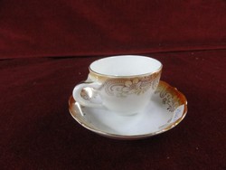 German bavaria porcelain, coffee cup + placemat. Antique. Between 1918-1935. He has!